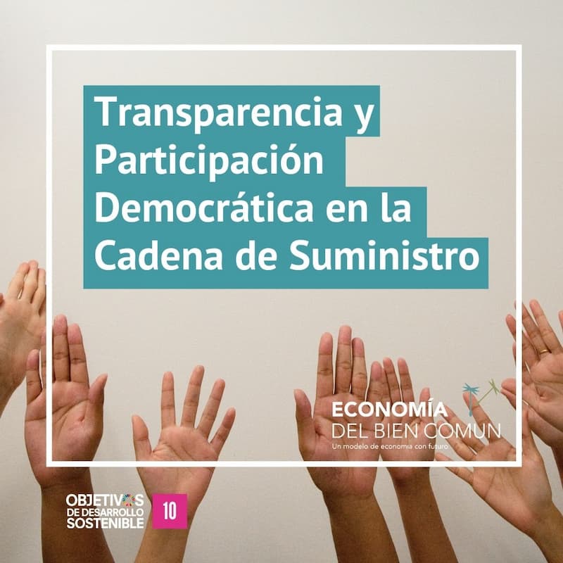 Transparencia y participación ciudadana en la cadena de suministro